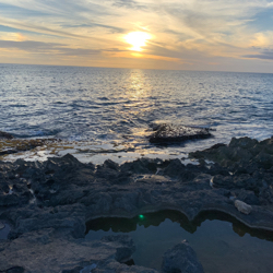 Sunset at the Secret Beach