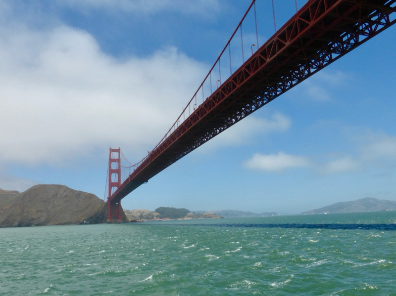 The Golden Gate Bridge by Sea