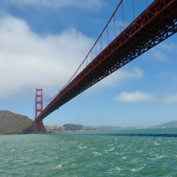 The Golden Gate Bridge by Sea